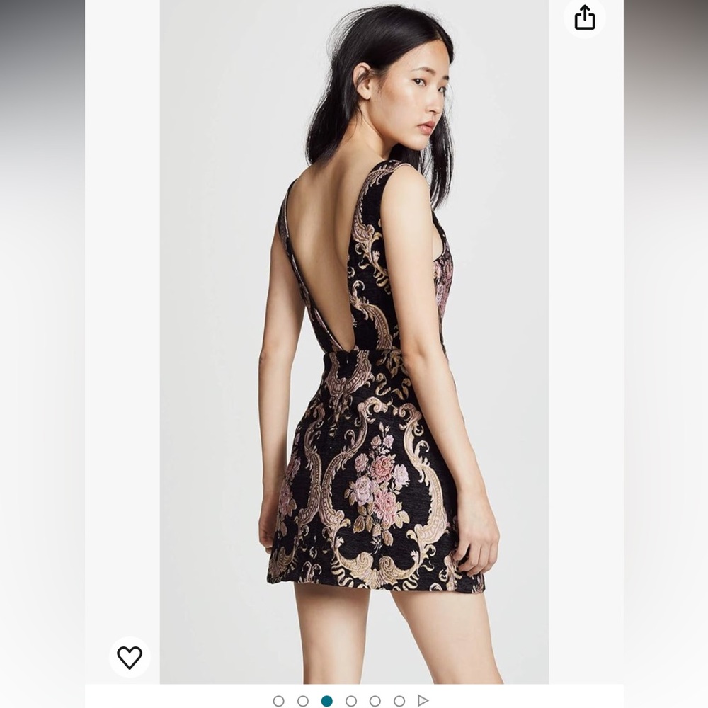 For Love and Lemons Mini Brocade Tapestry Dress